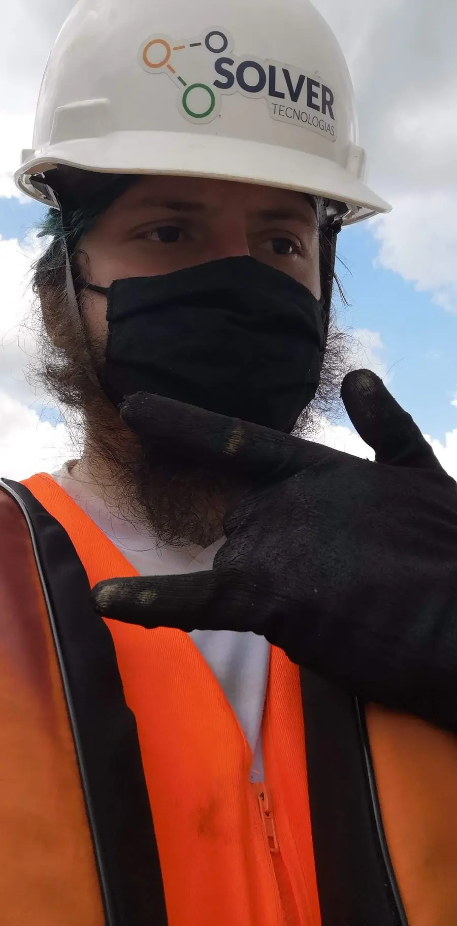 In the field in Solver PPE, Mariana / Brumadinho